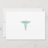 Invitation de retraite de médecin infirmière stéth (Dos)