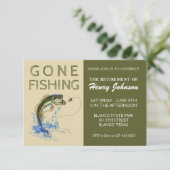 Invitation de retraite de pêche à la main moderne (Debout devant)