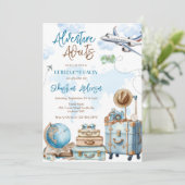 Invitation de retraite de voyage d'aventure attend (Debout devant)