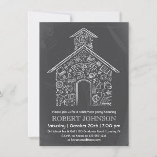 Invitation de retraite d'enseignant de l'école