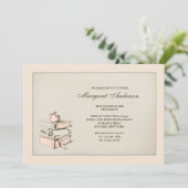 Invitation de retraite des livres du professeur (Debout devant)