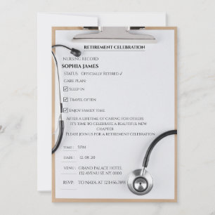 Invitation de retraite d'infirmière, Presse-papier