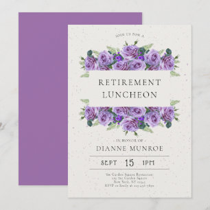 Invitation de retraite florale minimaliste élégant