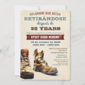Invitation de retraite militaire espagnole (Devant)