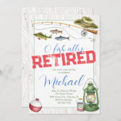 Invitation de retraite O-fish-ally - Invitation de (Devant / Derrière)