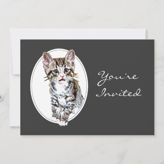 Invitation de retraite personnalisé Sweet Little K (Devant)