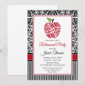 Invitation de retraite pour les enseignants (Devant / Derrière)