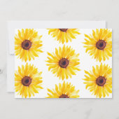 Invitation de retraite Tournesol | Enseignant ou A (Dos)