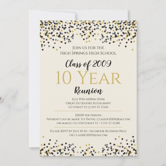 Invitation de réunion (Devant)