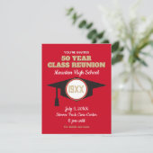 Invitation de réunion ! Carte postale Reunion de c (Debout devant)