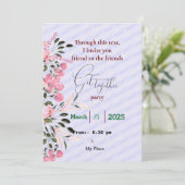 Invitation de réunion d'amis (Debout devant)
