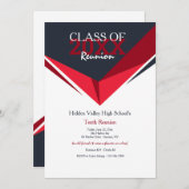 Invitation de réunion de classe (Devant / Derrière)