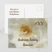 Invitation de réunion de famille Fleur Blanche Pho (Devant / Derrière)