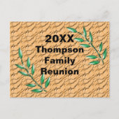 Invitation de réunion familiale bon marché (Devant)