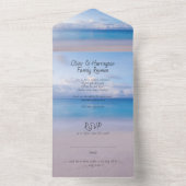 Invitation De Réunion Familiale Plage Avec RSVP (À l'intérieur)