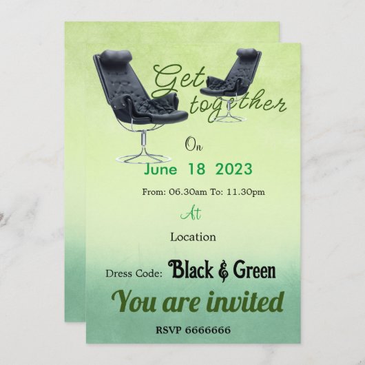 Invitation de réunion Office (Devant / Derrière)