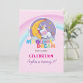Invitation de rêve de licorne magique (Debout devant)
