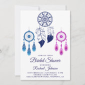 Invitation de Rêve Rose Bleu pour Enterrement de V (Devant)