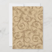 Invitation de révélation de genre dans un pays ble (Dos)