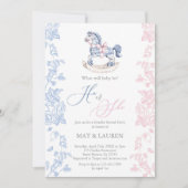 Invitation de révélation de genre Toile (Devant)