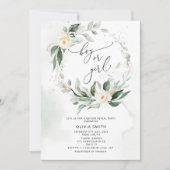 Invitation de révélation de sexe à l'aquarelle ave (Devant)