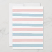 Invitation de révélation de sexe de bébé citrouill (Dos)