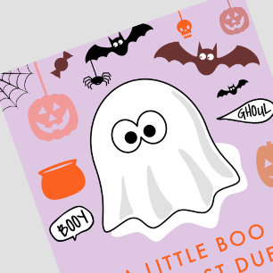 Invitation de révélation de sexe Halloween Fantôme