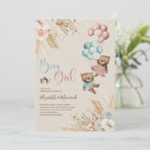 Invitation de révélation du sexe de l'ours en herb (Debout devant)