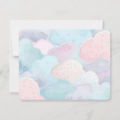 Invitation de révélation du sexe du bébé (Dos)