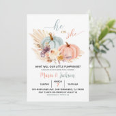 Invitation de révélation du sexe du bébé citrouill (Debout devant)