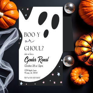 Invitation de révélation du sexe pour Halloween av