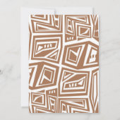 Invitation de Rhino Safari (Dos)