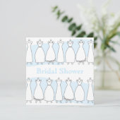 Invitation de robe de mariage de Fête de la mariée (Debout devant)