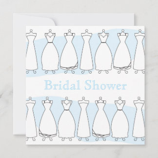 Invitation de robe de mariage de Fête de la mariée