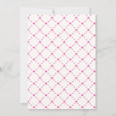 Invitation de robe de princesse pour l'anniversair (Dos)