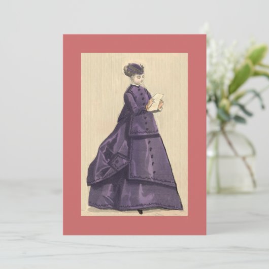 Invitation de robe victorienne (Debout devant)