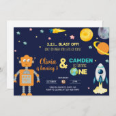 Invitation de robots et de frères et soeurs de fus (Devant / Derrière)