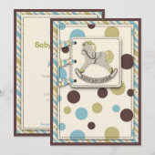 Invitation de Rocking Horse (Devant / Derrière)