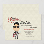 Invitation de Rockstar (Devant / Derrière)