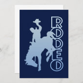 Invitation de rodéo, personnaliser (Devant / Derrière)