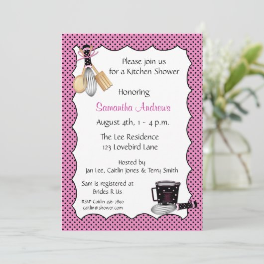 Invitation de rose de douche de cuisine (Debout devant)