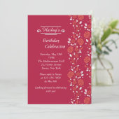 Invitation de roses d'escalade (Debout devant)