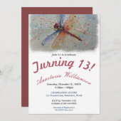 INVITATION DE ROTATION DE LIBELLULE (Devant / Derrière)