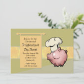 Invitation de rôti de porc (Debout devant)