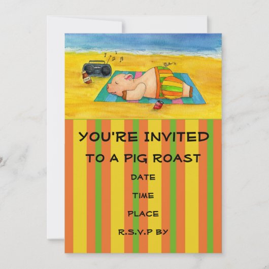 Invitation de rôti de porc (Devant)