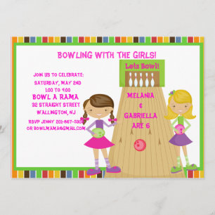 Invitation de roulement de fête d'anniversaire de