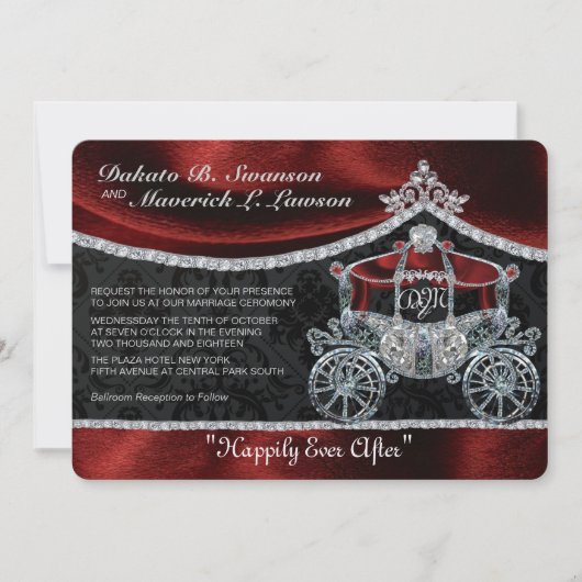 Invitation de Royal Fairytale (Devant)