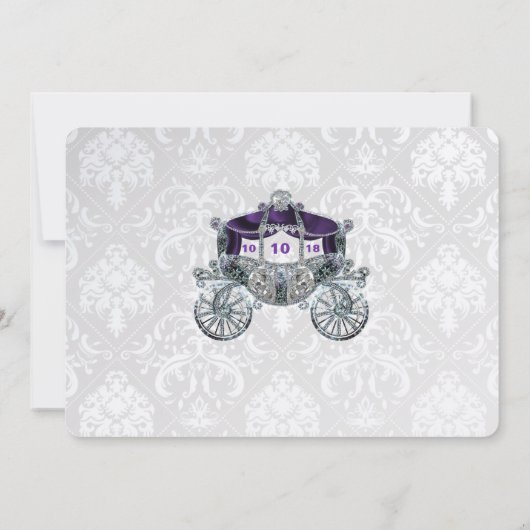 Invitation de Royal Fairytale (Dos)