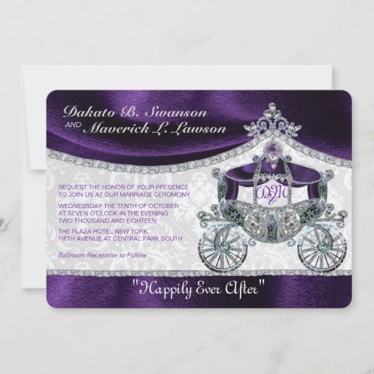 Invitation de Royal Fairytale (Devant)