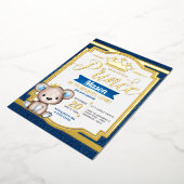 Invitation de Royal Prince Anniversaire Foil (Rotation)